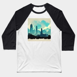 Guangzhou | Comics style Baseball T-Shirt